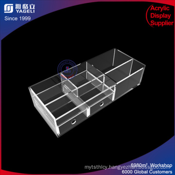 Customized Acrylic Organizer with Dividers and Drawers